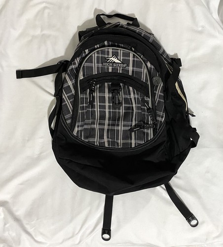 High Sierra Backpack- Black \u0026 Grey 