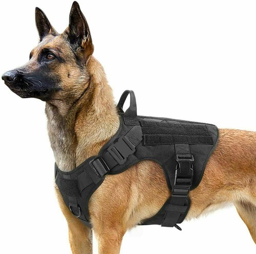 NEU Taktisches Westengeschirr für Hunde - Militärische Trainingsweste K9 - Bild 11 von 24