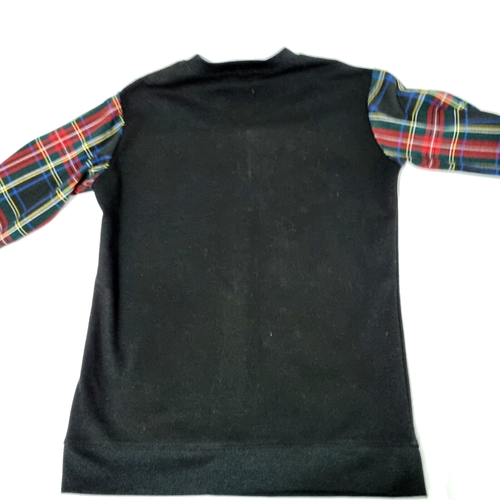 Stussy Sweater Jumper Pullover Black Tartan Long Sleeves Women Size 6 - Picture 20 of 24
