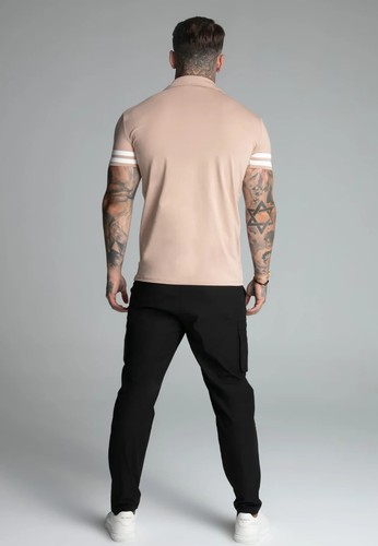 Polo SikSilk Para Hombre Marrón Torneo Revere Mediano - Imagen 5 de 5