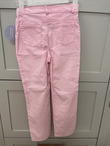 LITTLE ENGLISH SKINNY Corduroy Pants  - Pink -  NWT Girls Size 7 - Picture 5 of 6