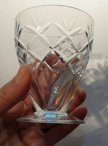 2x Webb Corbett England Oyster, Fruit Cocktail Crystal Pedestal Bowls, E.C. - Picture 6 of 13