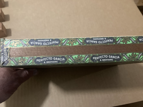 Vintage Perfecto Garcia & Brothers Zigarrenkiste mit 5 einzelnen Zigarrenkisten aus Holz - Bild 10 von 24