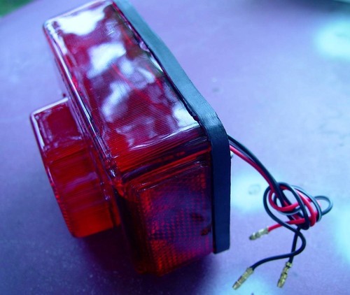 1973-75 Triumph T140, T150, T160, Bonneville, Tiger, Norton, TAIL LAMP Assembly - Picture 1 of 8