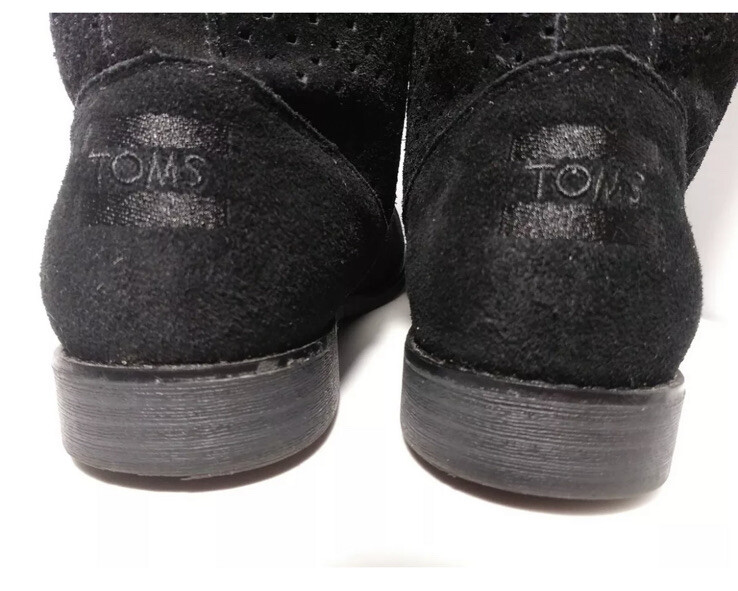 Toms Serra Boots Black Suede Serra Slouch Mid Cal… - image 4