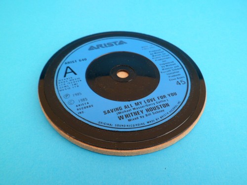 DRINKS COASTERS - Upcycled Vinyl SINGLES Records Great Songs / Artists (LIST 3.) - Picture 937 of 1,006