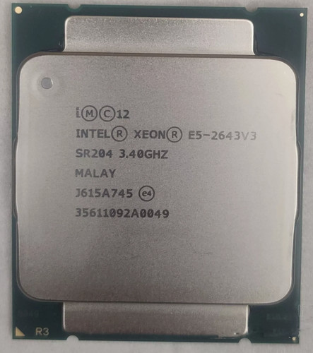 Intel Xeon E5-2643 V3 3.4GHz 20MB 9.6GT/s SR204 LGA2011-3 Processor - Picture 1 of 5