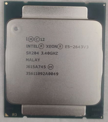 Intel Xeon E5-2643 V3 3.4GHz 20MB 9.6GT/s SR204 LGA2011-3 Processor - Picture 2 of 5