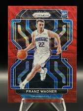 Franz Wagner 2021-22 Panini Prizm #310 Ruby Wave Prizm Parallel SSP