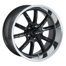RIDLER 650 Rim 17X8 5X114.3 Offset 0 Matte Black w/Polished Lip (Quantity of 4)