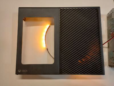 Custom Xbox One fat case mod kit shell housing w LED kit plug ang play 1540