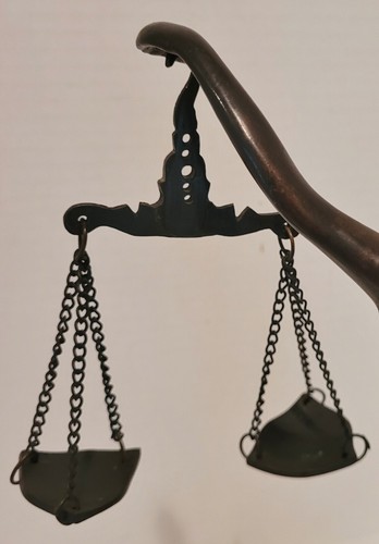 Vintage Blinde Dame Gerechtigkeit Themis Göttin Skulptur Statue Geschenk-Andrea -14 Zoll - gebraucht, in einwandfreiem Zustand - Bild 10 von 12