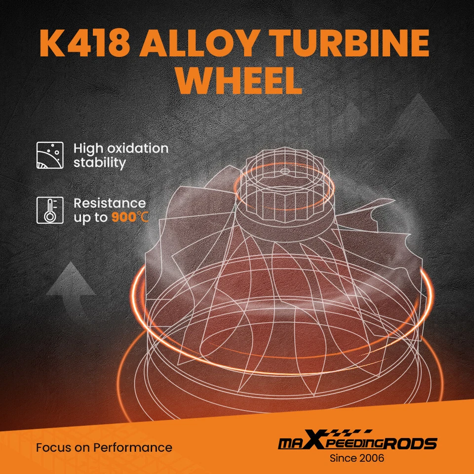 Turbocompressor para AUDI A4 A5 Q5 TFSI & VW Passat 2.0L TSI 06H145702 Q - Imagem 3 de 4