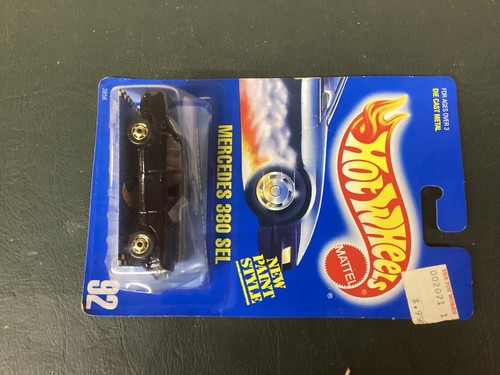 VINTAGE HOT WHEELS BLUE CARD 1989(MERCEDES 380 SEL)RARE - Picture 3 of 4