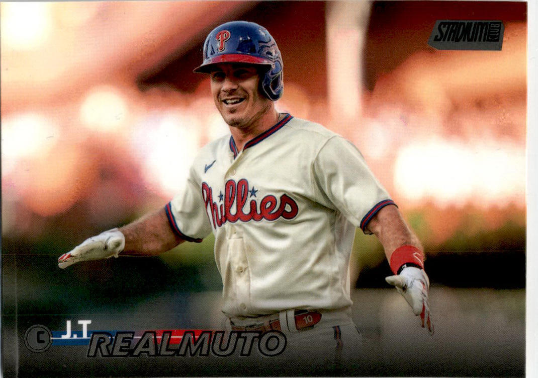 2023 Stadium Club Black Foil #269 J.T. Realmuto Philadelphia