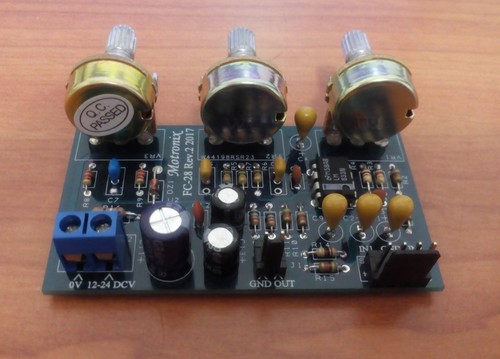 Pre Amplifier Mono Tone Control FC-28 Rev.2 with Vol. Bass Treble Single12-24VDC - Picture 3 of 4