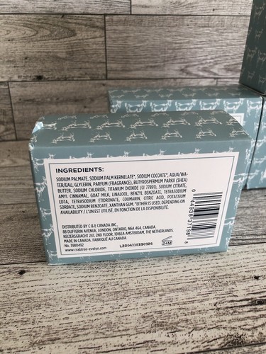 Neu im Karton Menge 5 Crabtree & Evelyn Ziegenmilch Ziegenmilch Essential Bar Seifen je 7 Unzen - Bild 2 von 2