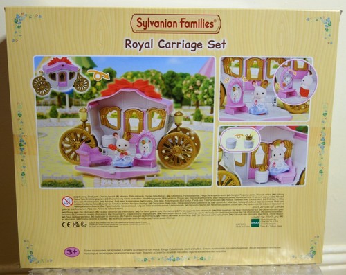 Sylvanian Families Royal Carriage Babies Ride Fashion Play Set Princess Dress - Imagen 3 de 13