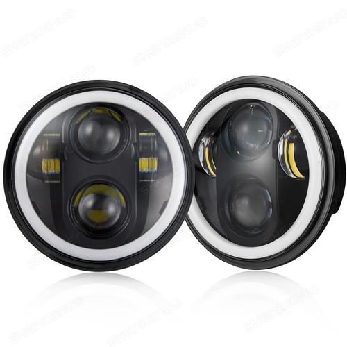 4PCS 5.75" 5 3/4" LED Headlights HI/LO Beam for Pontiac GTO Grand Prix Firebird - Picture 16 of 20