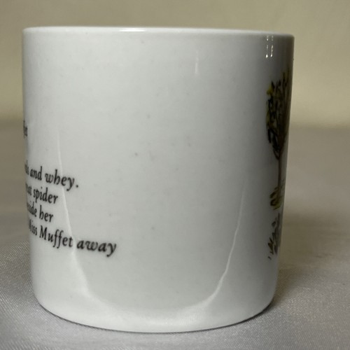 Vintage Children’s Cup And Plate Nursery Rhyme Little Miss Muffet Porcelain - Picture 5 of 11