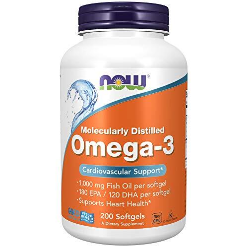 NOW FODS Omega-3 molekular destilliert 200 Softgels - Bild 6 von 9