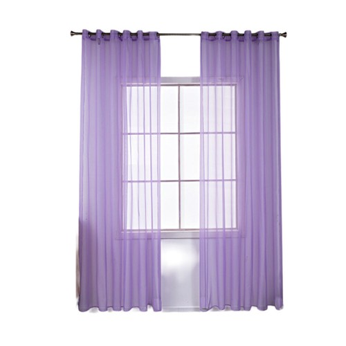 Tulle Curtains Living Room Decoration Sheer Voile Window Curtains 10 Colo ❥ - Picture 8 of 21