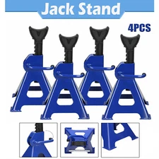 4x 3 Ton Axle Stands Rack Car Garage Floor Jack Repair Lifting Tool Heavy Duty