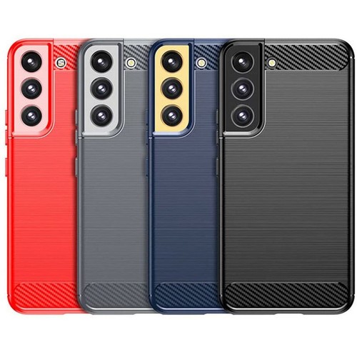 Coque arrière souple antichoc en fibre de carbone pour Samsung Galaxy S22 Plus Ultra - Photo 6 sur 11