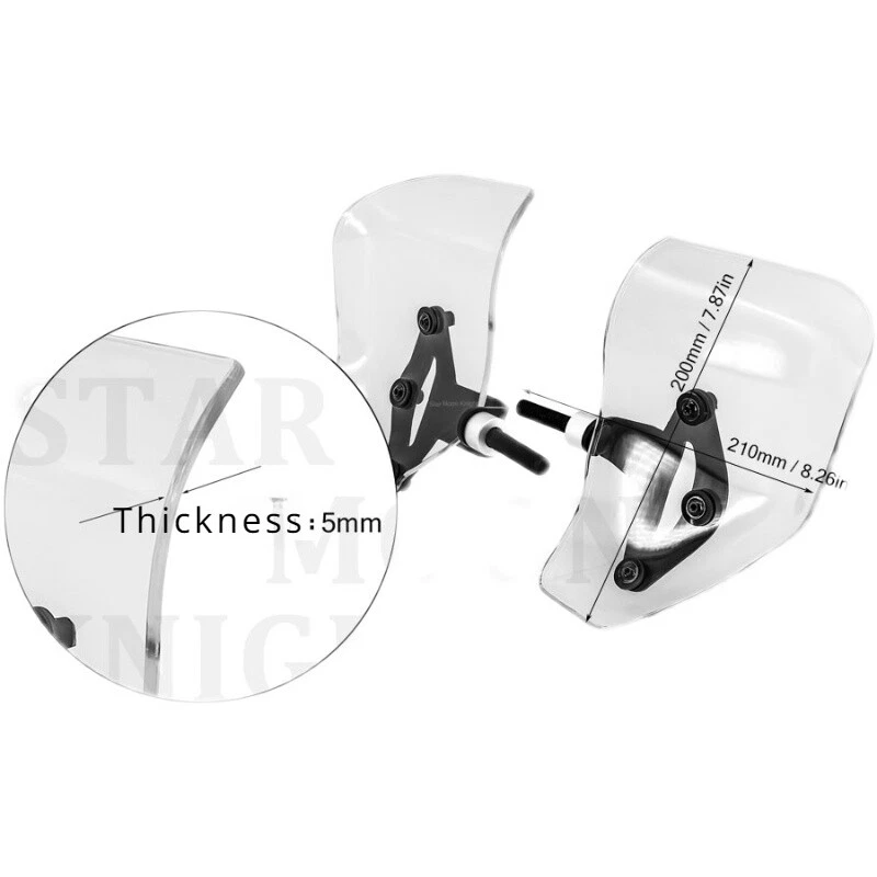 Deflectores de pedal parabrisas para BMW 1250ADV R1200gs R1250gs 1200ADV 13-20 Foto 4 de 4