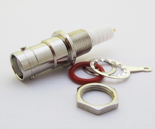 1pc RP-BNC Female (male Pin) High Voltage Bulkhead Power Audio Connector 5000V - Picture 2 of 3