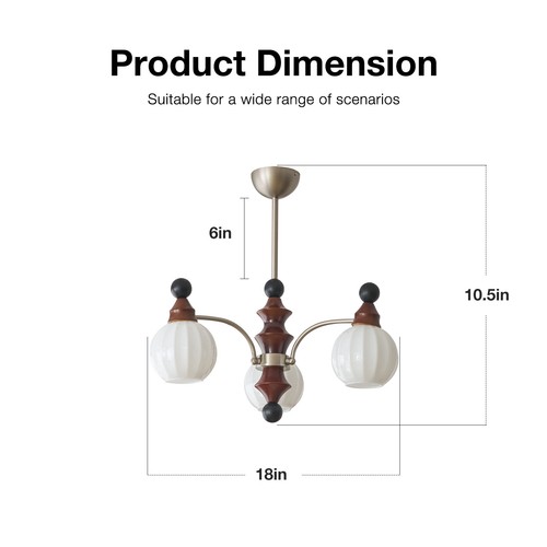 Vintage Chinese Style Bamboo Chandeliers - Picture 6 of 10