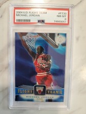 2004-05 UD Flight team Michael Jordan insert #FT33. PSA 8 NM-MT