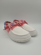 Hey Dude Wendy Tri Patriotic Americana Womens Size 7 Slip On Shoes 40157-9BH USA