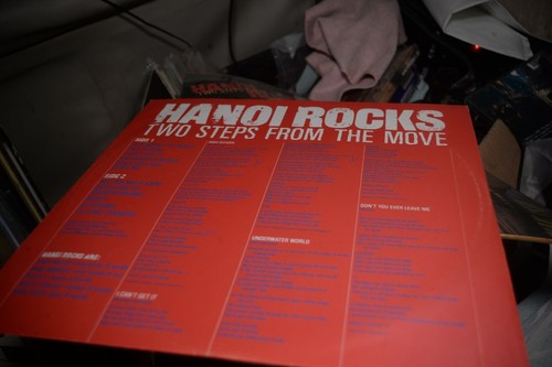 HANOI ROCKS two steps from move ORIG 1ST PRESS 1983 UK IMPORT 12 VINYL LP EX - Picture 4 of 6
