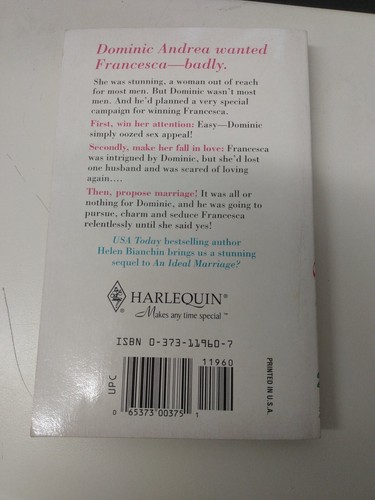 The Marriage Campaign by Helen Bianchin (1998, Mass Market) - Picture 2 of 2