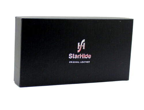 Starhide RFID-blockierende Geldbörse aus echtem weichem Leder Damen Geschenk rot schwarz 5560 - Bild 9 von 9