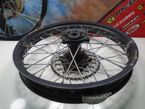 2007 KAWASAKI KX 250F FRONT & REAR WHEEL SET 07 KX250F B - Picture 5 of 11