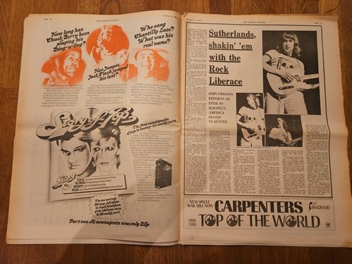 NME New Musical Express October 6th 1973 Rod Stewart Cover - Imagen 4 de 6