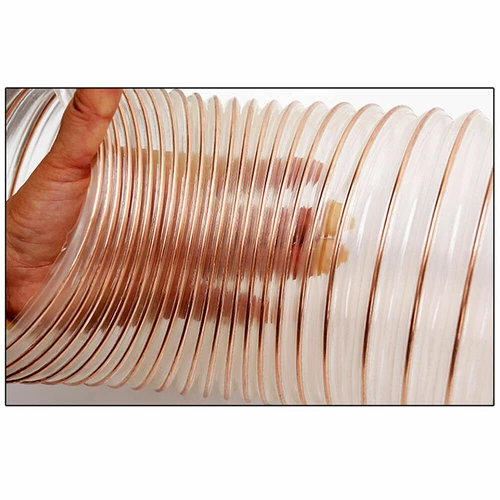 Flexible Exhaust Pipe Vent Hose Dust Collection Ducting Ventilation CNC 120mm PU - Picture 2 of 19