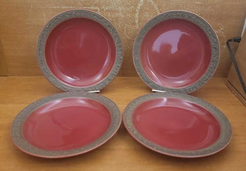 Sango RUSTIC CRANBERRY Set di stoviglie 12 pz, 5134, Rosso con Fascia Marrone Molto buono - Foto 9 di 20