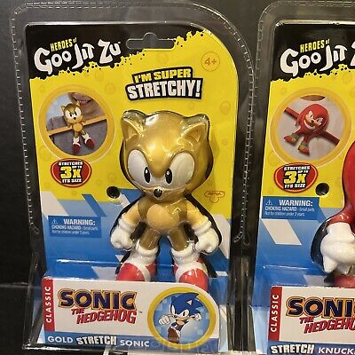 Action Figures Boneco Sonic The Hedgehog Gold Classic Heroes Of