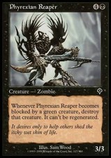 Moderate Play, English MTG Regular Phyrexian Reaper Invasion Magic the Gathering
