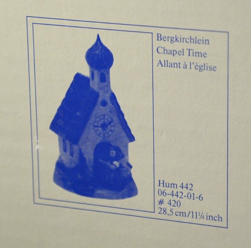 Hummel Goebel Chapel Time Clock #442 TM6 11" W. Germany The Love Lives On w/Box - Picture 24 of 24
