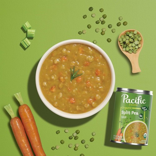 (4 Pack) Pacific Foods Organic Split Pea Soup, Plant-Based Protein, 16.5 Ounce - Picture 7 of 7
