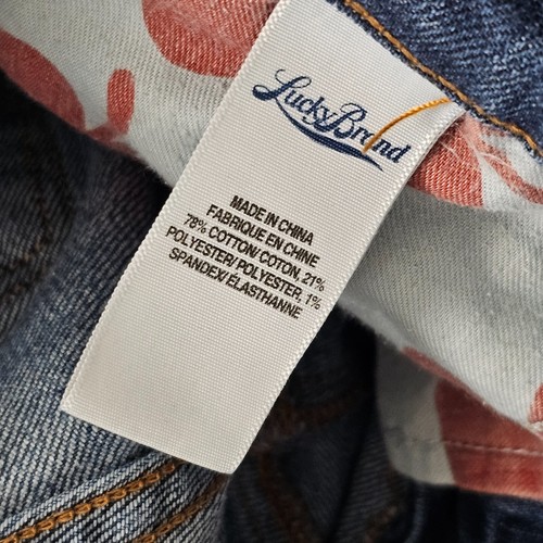 Lucky Jeans Womens 27 Boot Cut Low Rise Dark Wash Denim Stretch Sofia 28x31 - Picture 13 of 14