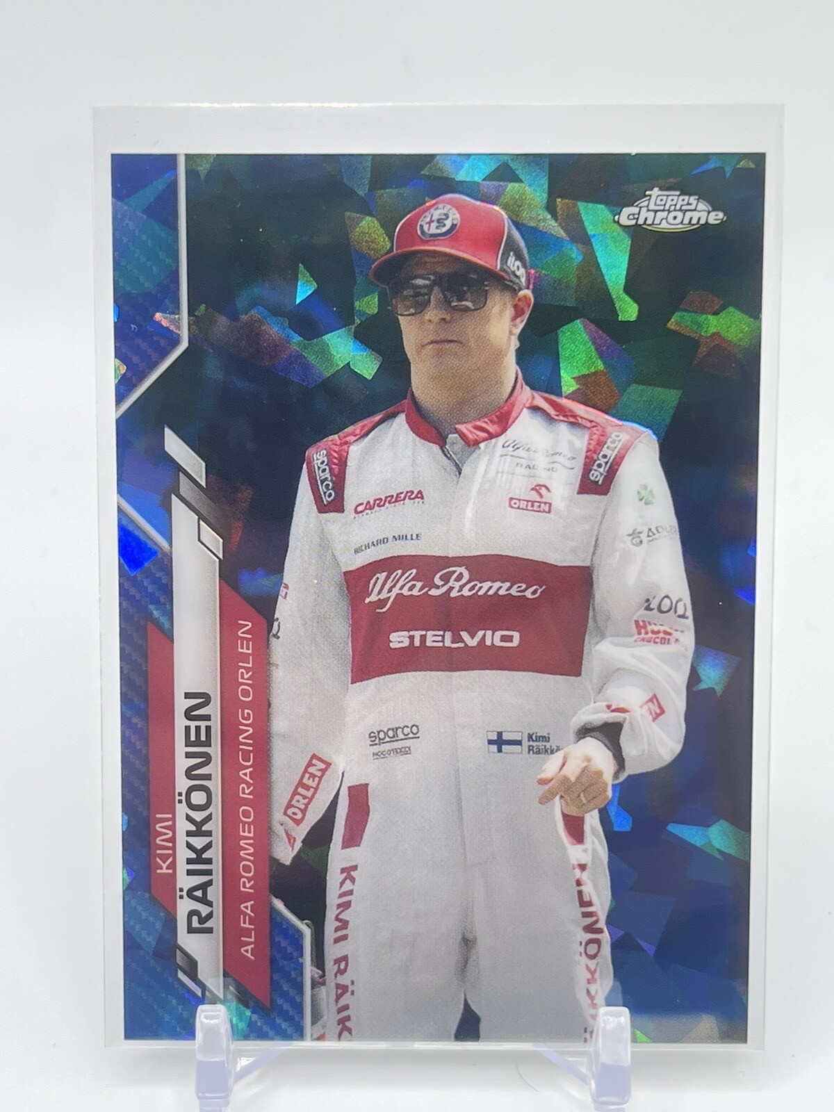 2020 Topps Chrome Formula 1 Sapphire Kimi Raikkonen #188 F1 C1