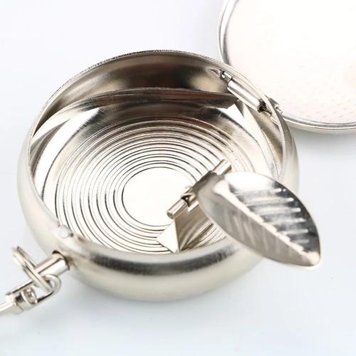 New Portable Vehicle Cigarette Ashtray Ashtray with Key Chain Pocket Ashtray - Picture 3 of 24