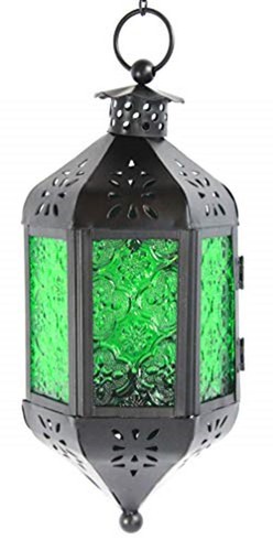 Vela Lanterns Hanging Decor Moroccan Lamp Assorted Colors , Number of Itemss - Picture 6 of 38