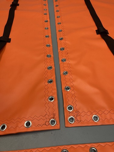 Hobie Cat 18 Trampolín Naranja Vinilo Vagabundo Hobie Clase Legal con Bolsillos de Drenaje - Imagen 6 de 10