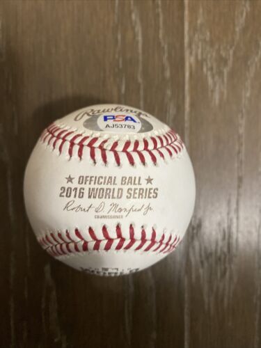 David Ross Signed Autograph 2016 World Series OMLB Baseball Chicago Cubs PSA COA - Picture 2 of 8
